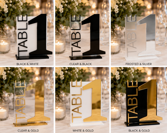 Bold Table Numbers